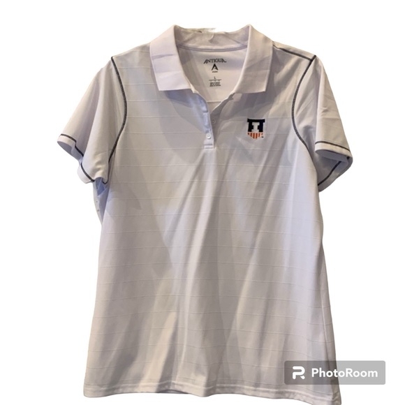 ANTIGUA University of Illinois Fighting Illini Women's Golf Polo Size Large - Picture 1 of 3